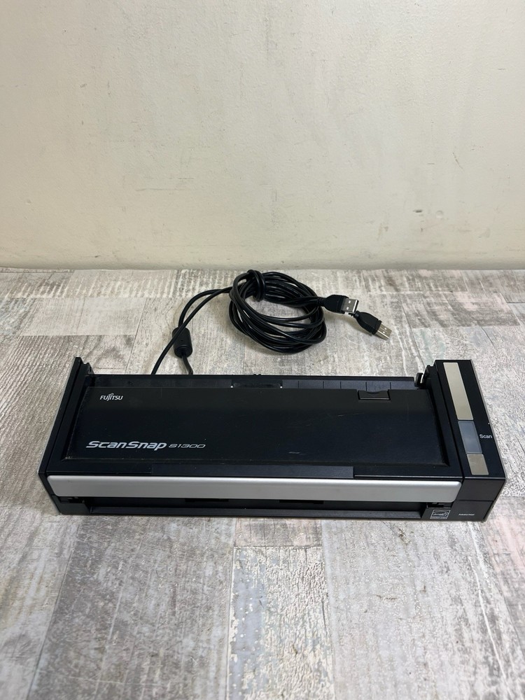Fujitsu ScanSnap S1300 Duplex Portable Color Document Scanner - Tested