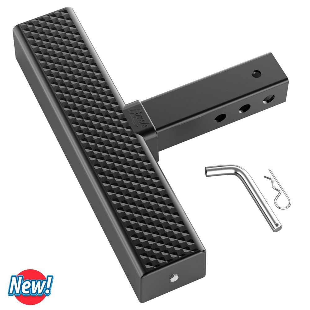 2 Inch Receiver Hitch Step with Anti-Slip Bumper Guard for Trucks Trailers RVs