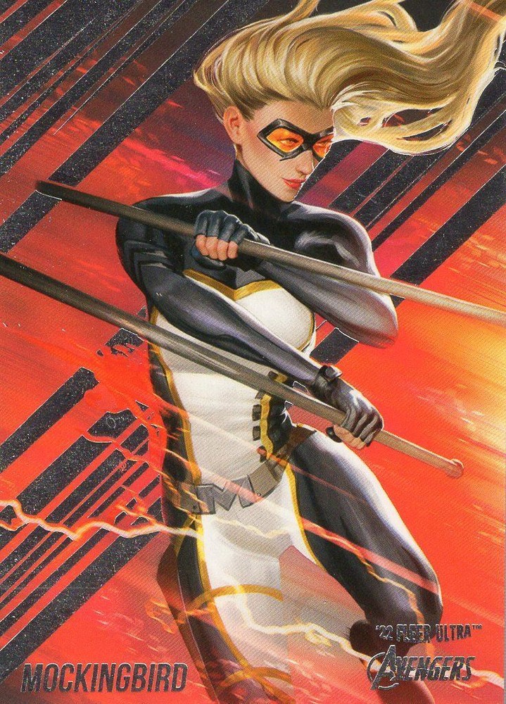 Marvel Fleer Ultra Avengers 2022 Base Card #45 Mockingbird