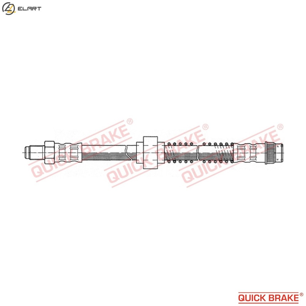 BRAKE HOSE 32.990 FOR PEUGEOT PARTNER/PATAGONICA/URBANA/MPV/ESCAPADE/FURGON 1.4L