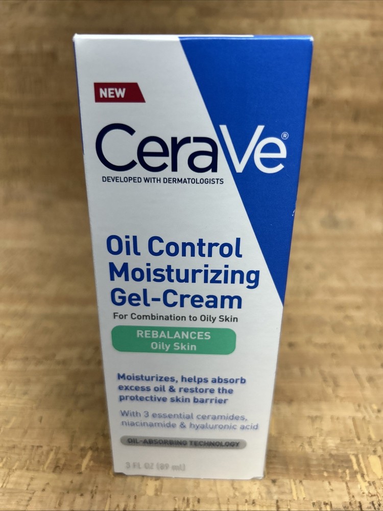 Cerave Oil Control Moisturizing Gel-Cream Face Moisturizer 3oz - New