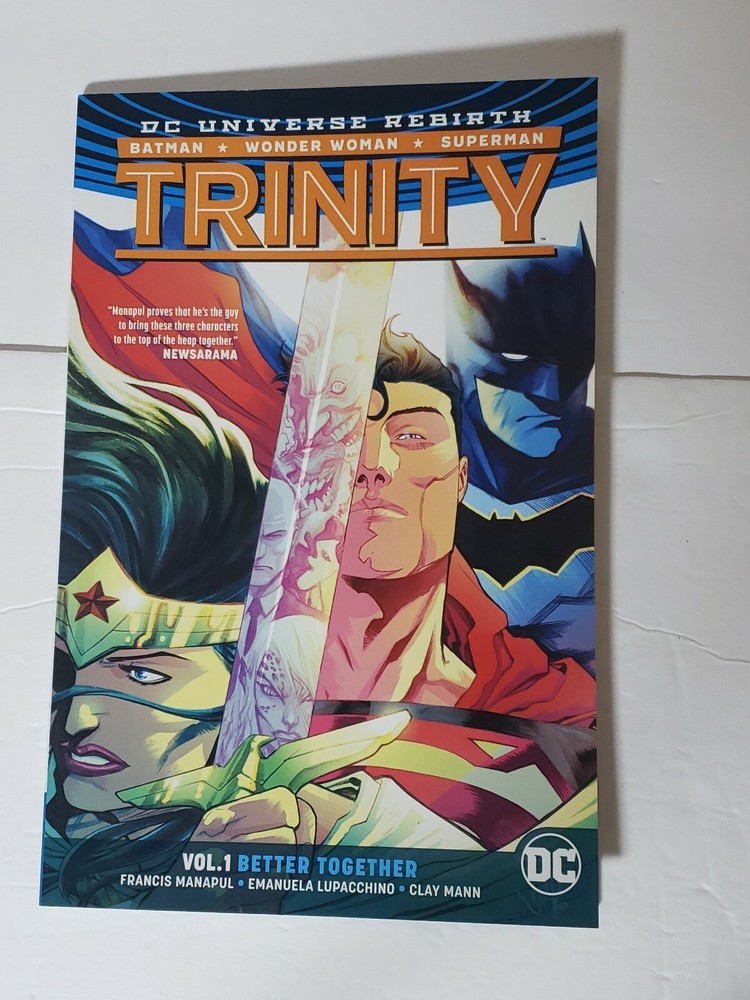 Trinity Vol. 1: Better Together Rebirth Paperback DC Comics
