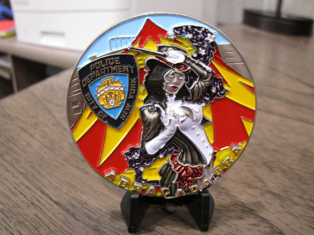 NYPD New York Police Department DC Comics Abracadabra Superhero Challenge Coin-image