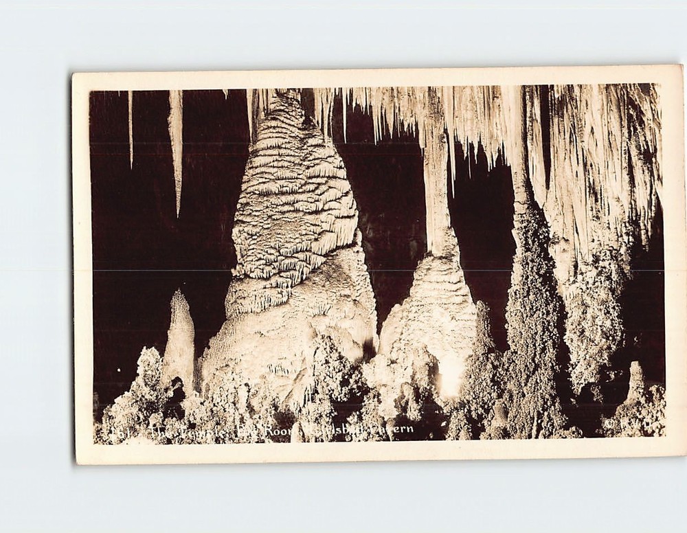 Postcard Temple of the Sun The Big Room Carlsbad Caverns New Mexico