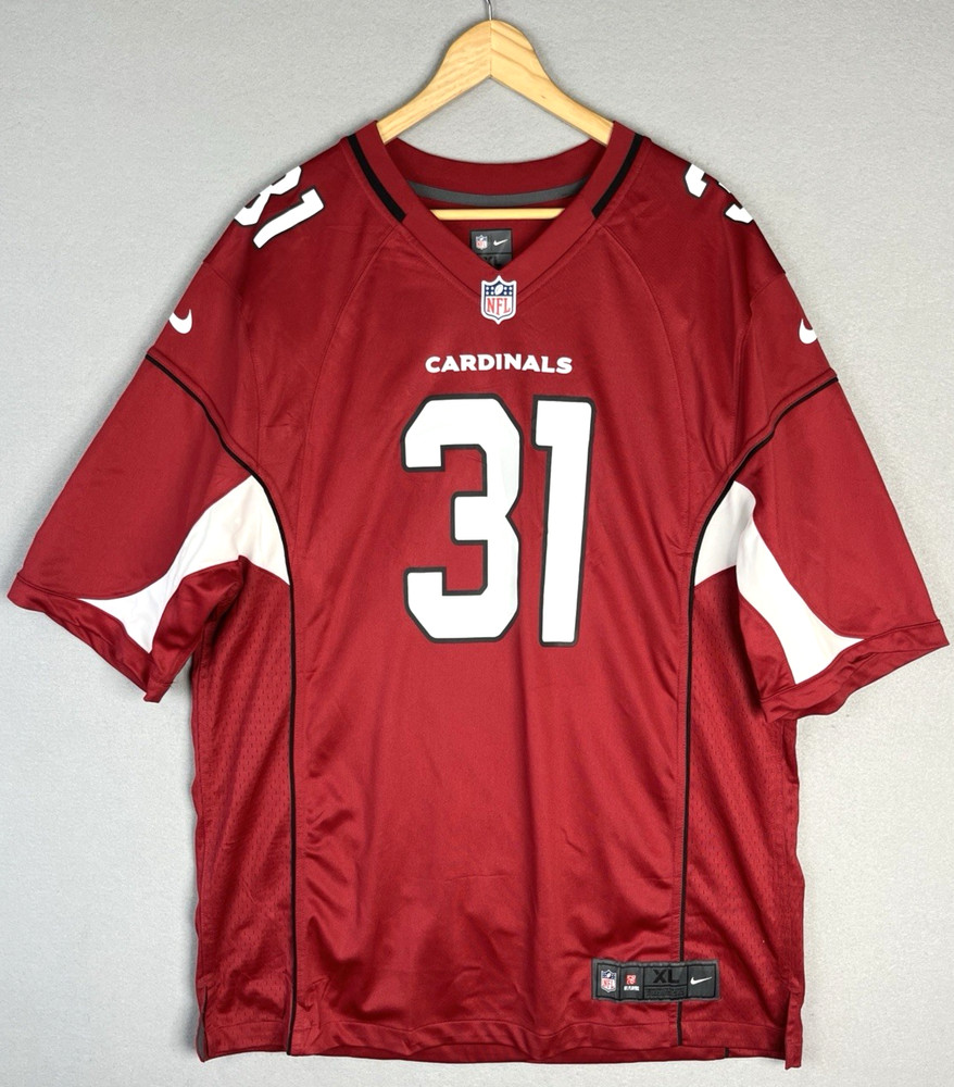 Arizona Cardinals NFL David Johnson #31 Red Jersey Nike On Field Football XL