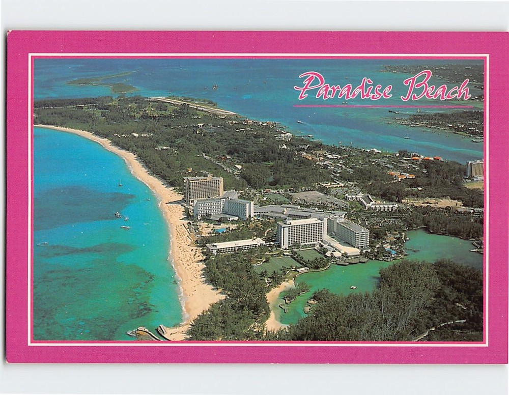 Postcard Paradise Beach Nassau Bahamas