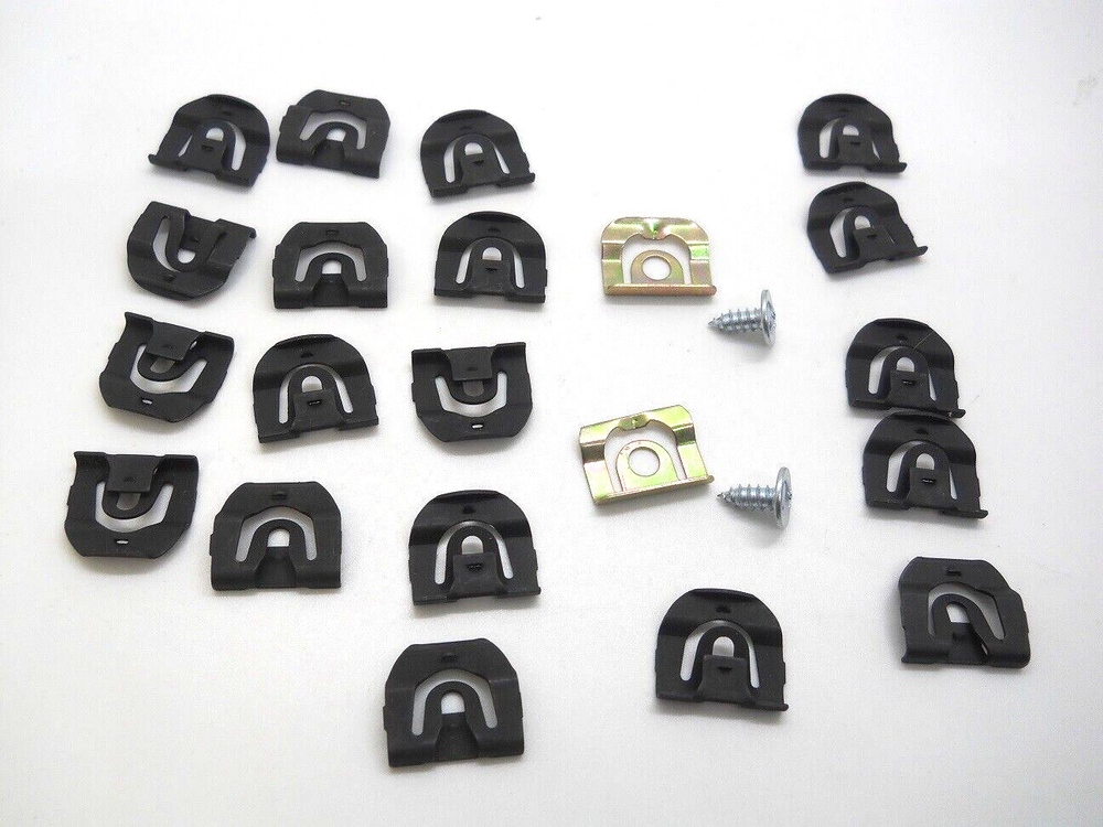 1966 1967 Chevy Chevrolet El Camino Rear window trim clips fasteners screws