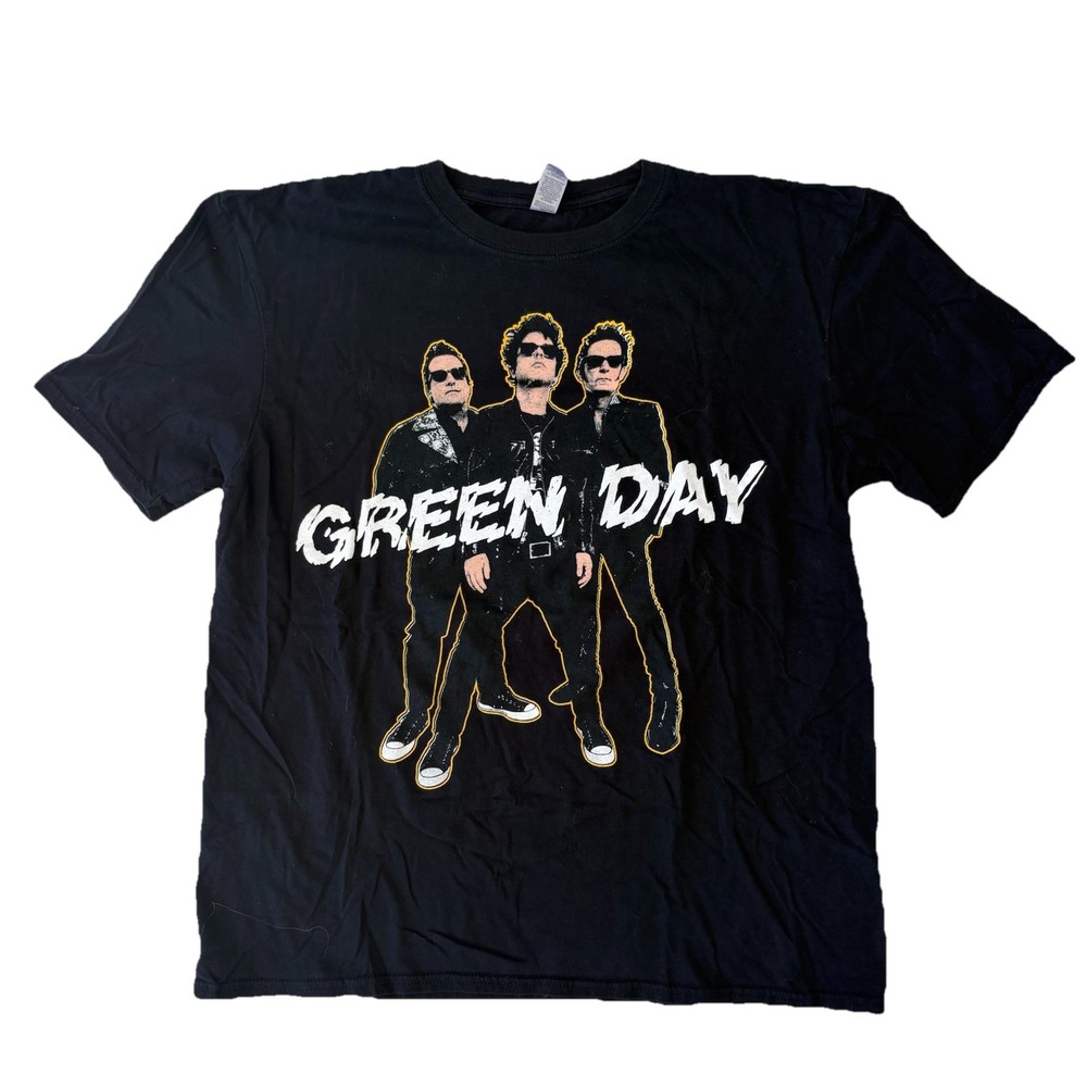 Green Day Tour Merch T-shirt Hella Mega Tour 2021 Size L Pre-owned