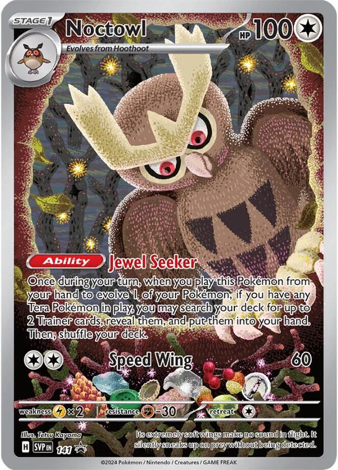 Noctowl 141 Sv: Scarlet & Violet Promo Cards Holo