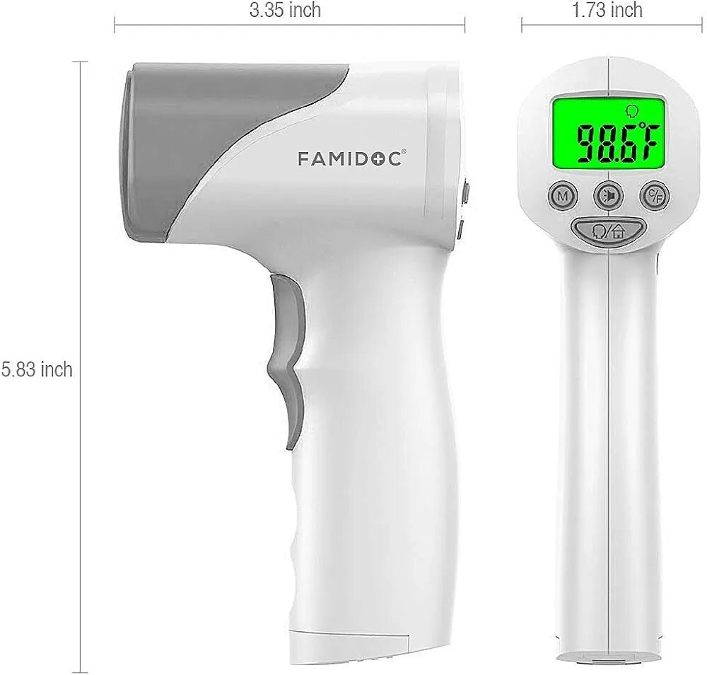 Thermometer for Adults & Children, Famidoc Non Contact Infrared Thermometer
