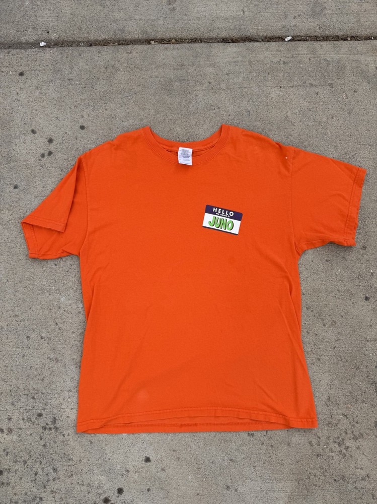 Vintage Juno Orange Movie Promo T-Shirt Size L