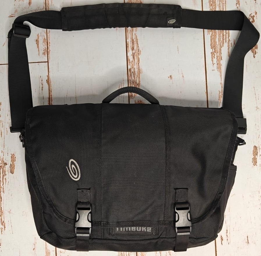 Timbuk2 Messenger Bag Commute 2.0 Laptop Large Shoulder Strap Black Travel Bag