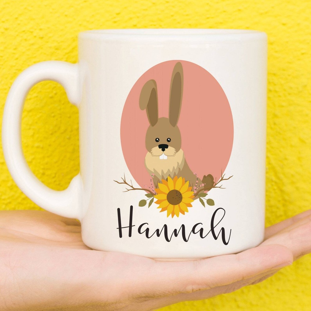 Rabbit Mug Rabbit Gifts Personalised Mugs Rabbit Lovers Custom Mug Personalised