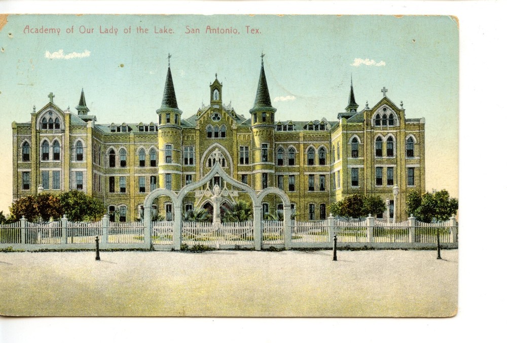 Catholic Academy of Our Lady of the Lake-San Antonio-Texas-Vintage Postcard-image