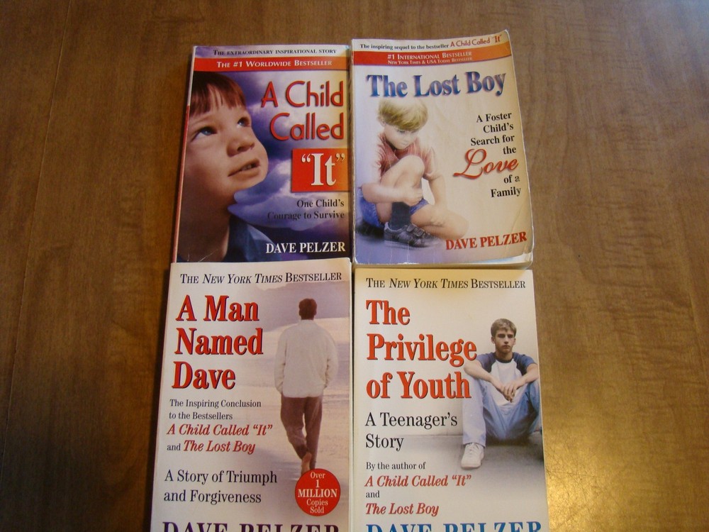Dave Pelzer Four Book Set including A Chiled Called 