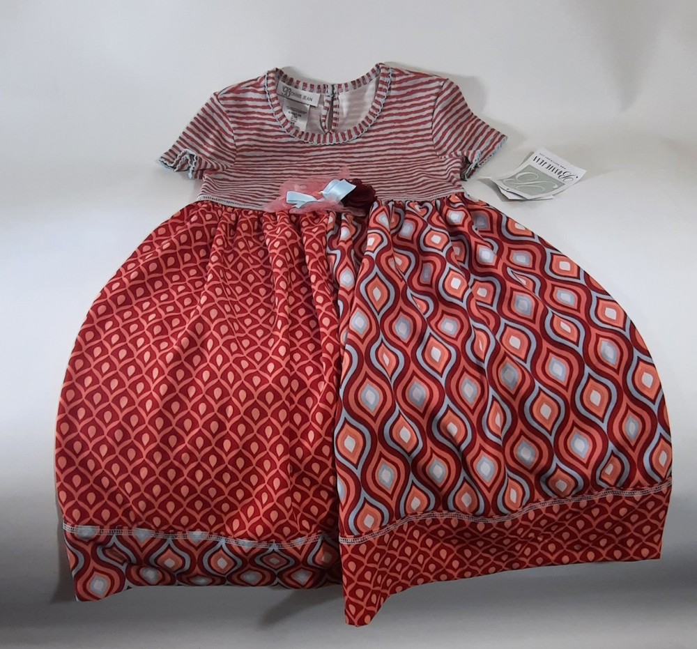 Bonnie Jean Boho 6x Red Fit N Flare Girls Dress NWT