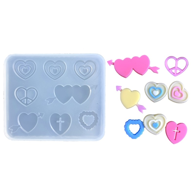 Resin Silicone Mold for Hollow Shaker Fillers