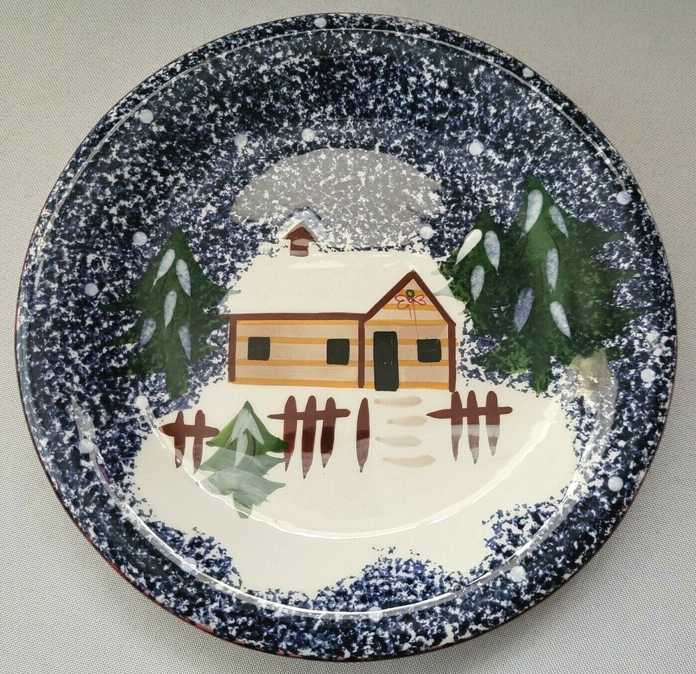 SET OF 4 COOK'S BAZAAR MOUNTAIN LODGE SALAD PLATES 8
