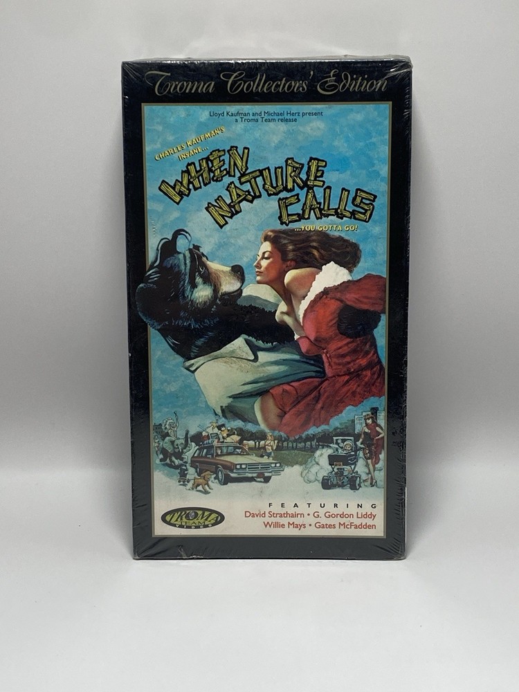 When Nature Calls VHS Troma Collector's Edition RARE Vintage