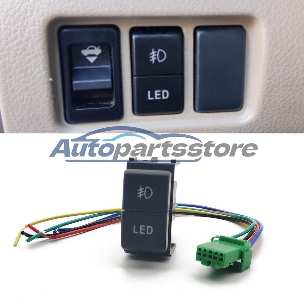 Dual Key Switch for Nissan Patrol Y61 Y62 Titan Front Fog Light & LED Control