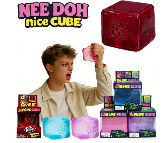 Hot Nice Cube Sensory Stress Reliever Fidget Tool for Anxiety & Focus