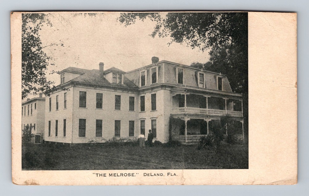 DeLand FL-Florida, The Melrose Vintage c1910 Postcard