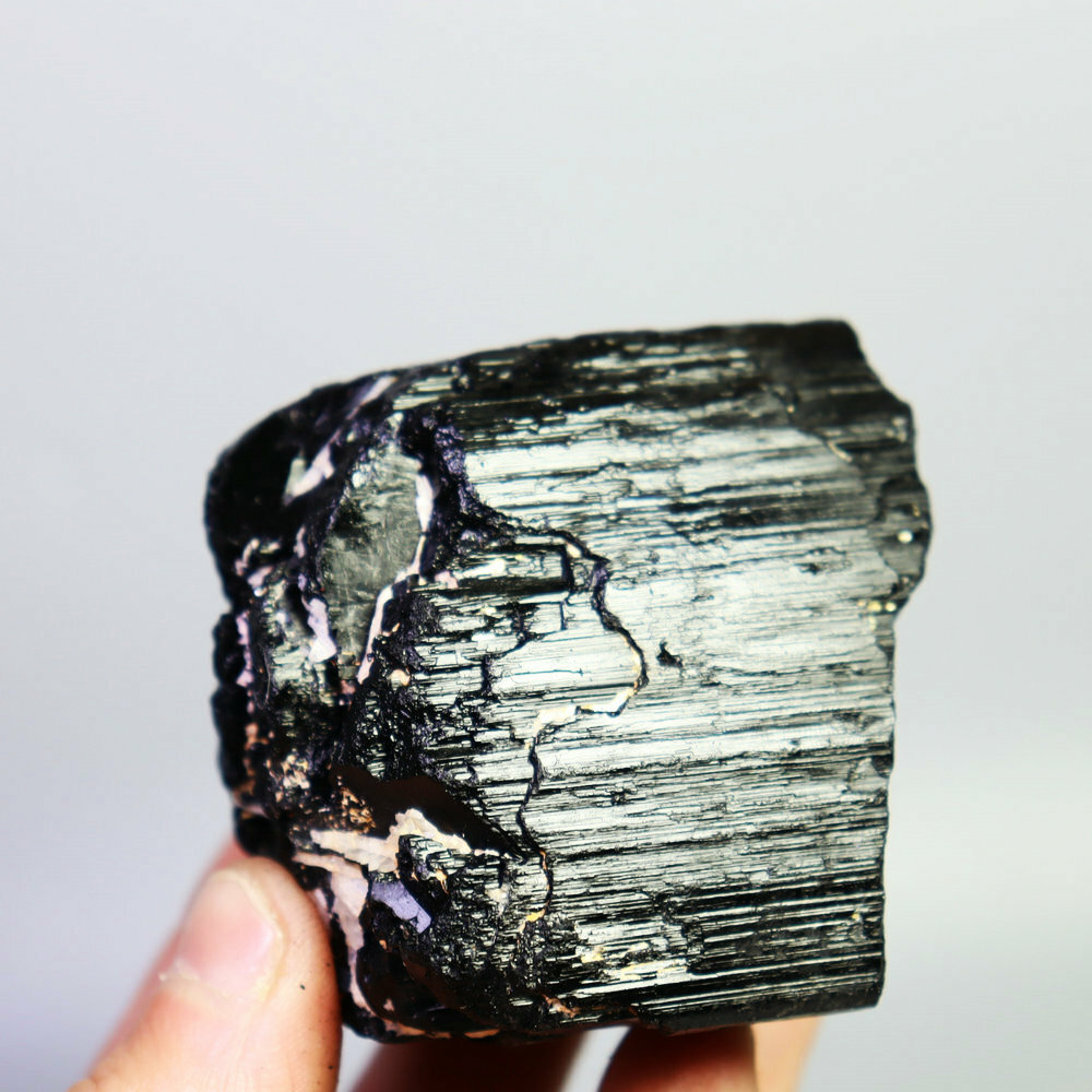 337g Natural Black Tourmaline Quartz Crystal Stone Gem Original Mineral Specimen