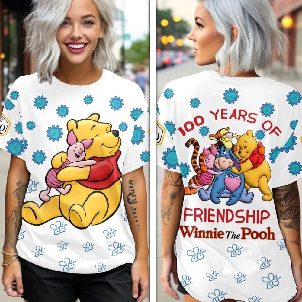 Winnie-the-Pooh Movie 100th Anniversary 3D T-Shirt BO2682