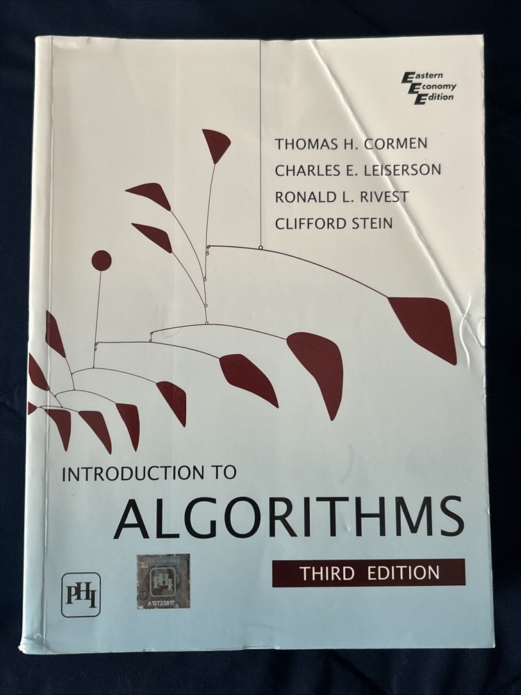 Introduction to Algorithms by T. Cormen and Thomas H. Cormen