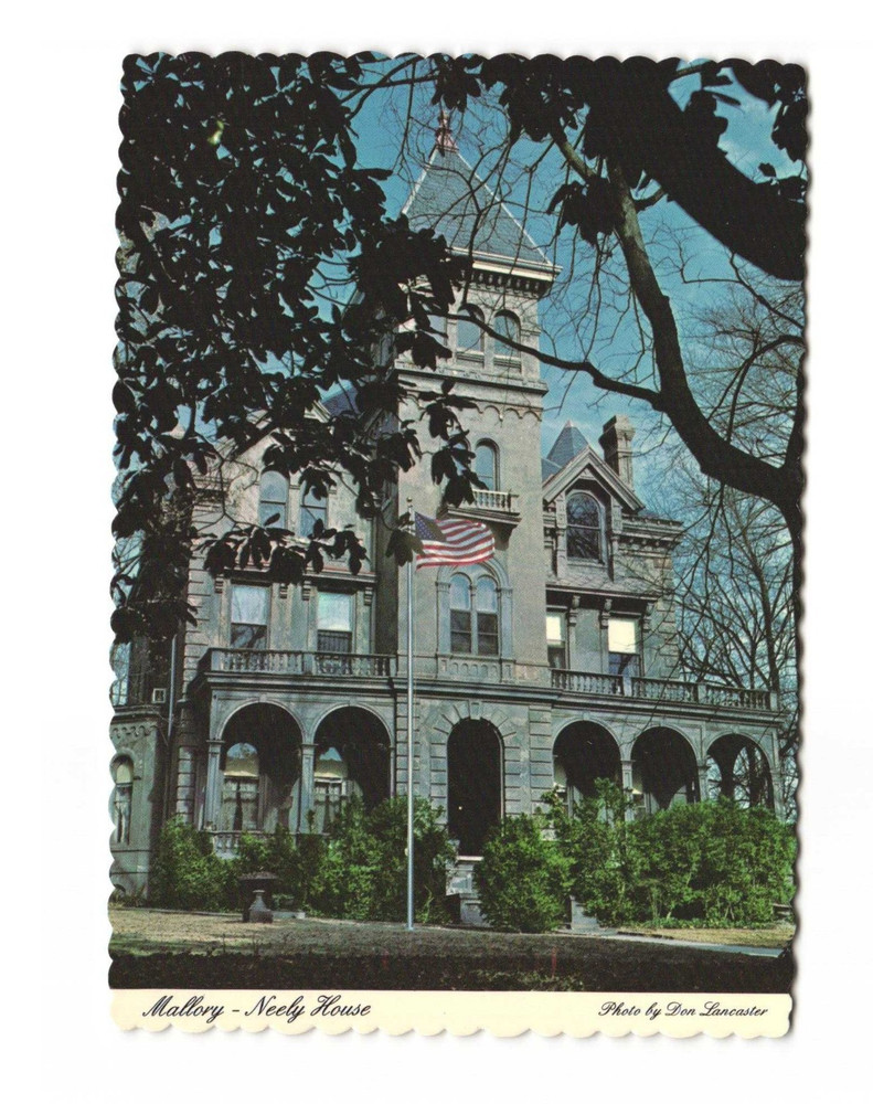 Mallory Neely House Memphis TN vintage postcard unposted