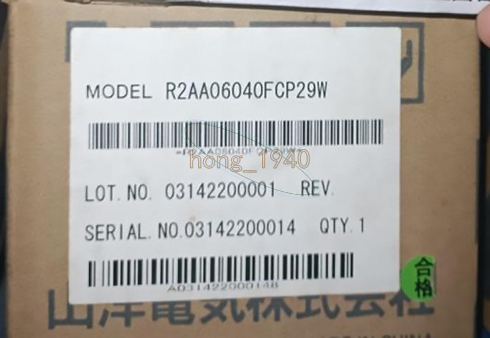 1Pcs New Sanyo Denki Servo Motor R2Aa06040Fcp29W