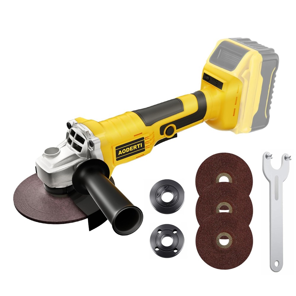 20V Max Brushless Cordless 4-1/2 Inch Angle Grinder with Grinding Accessories