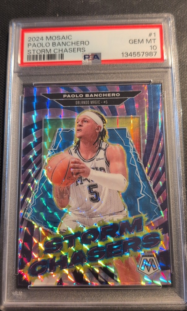 2024-25 Panini Mosaic - Storm Chasers Paolo Banchero #1