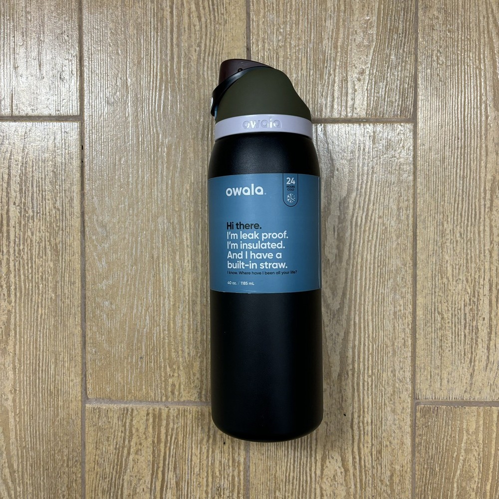 Owala FreeSip Stainless Steel Water Bottle / 40oz / Color: Canyon Falcon RARE!