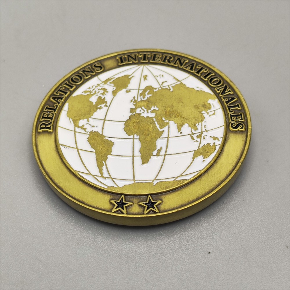 OGRI Armee De Terre Em at Relations Internationales Challenge Coin #2