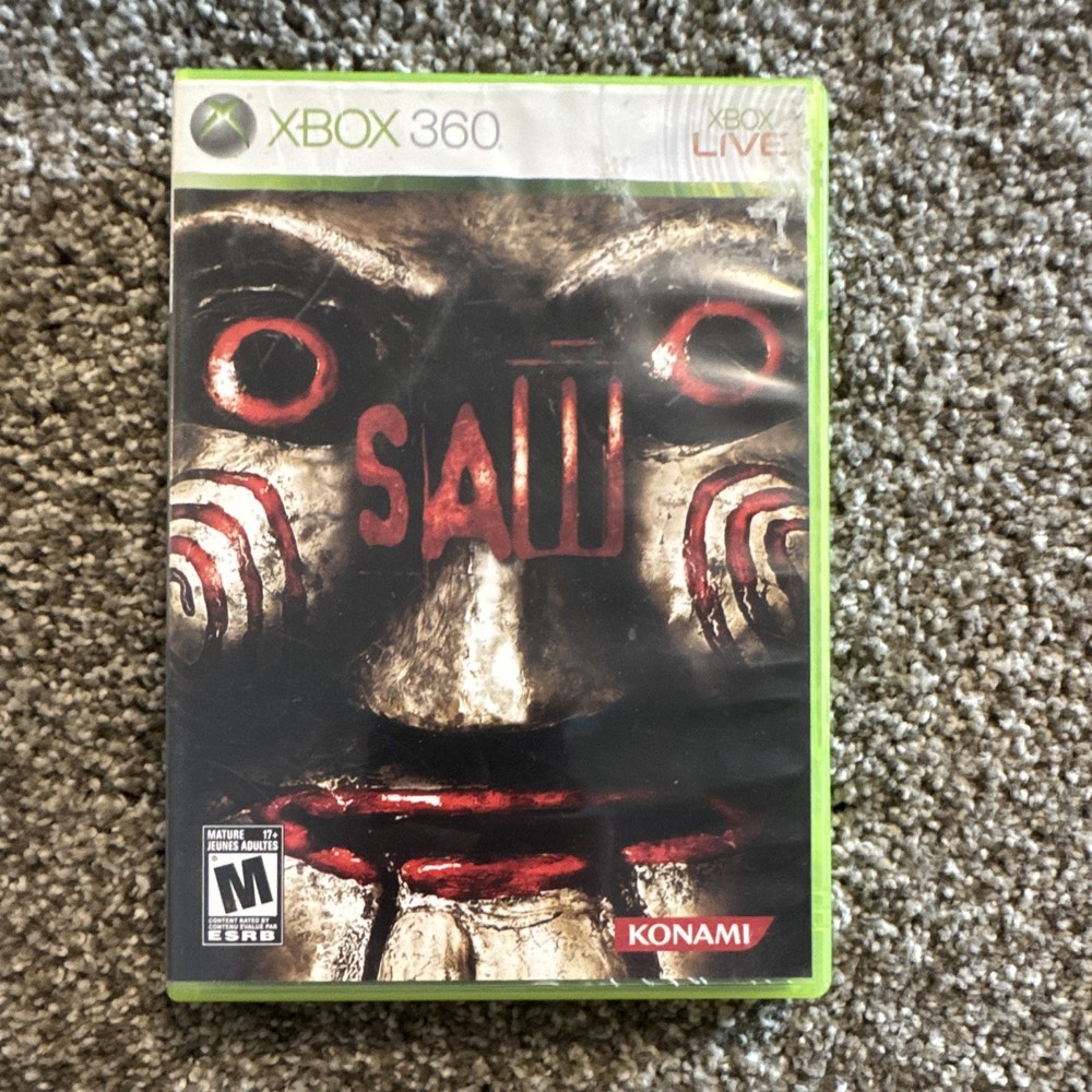 Konami Saw Xbox 360 Manual Included M NTSC-U/C Survival Horror 2009