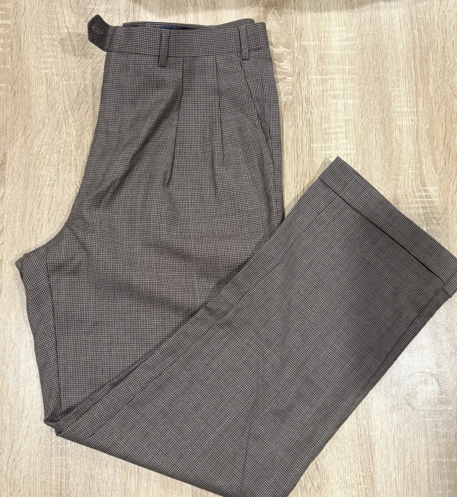Lauren Ralph Lauren Men's 100% Wool Dress Pants Brown Size 38x34