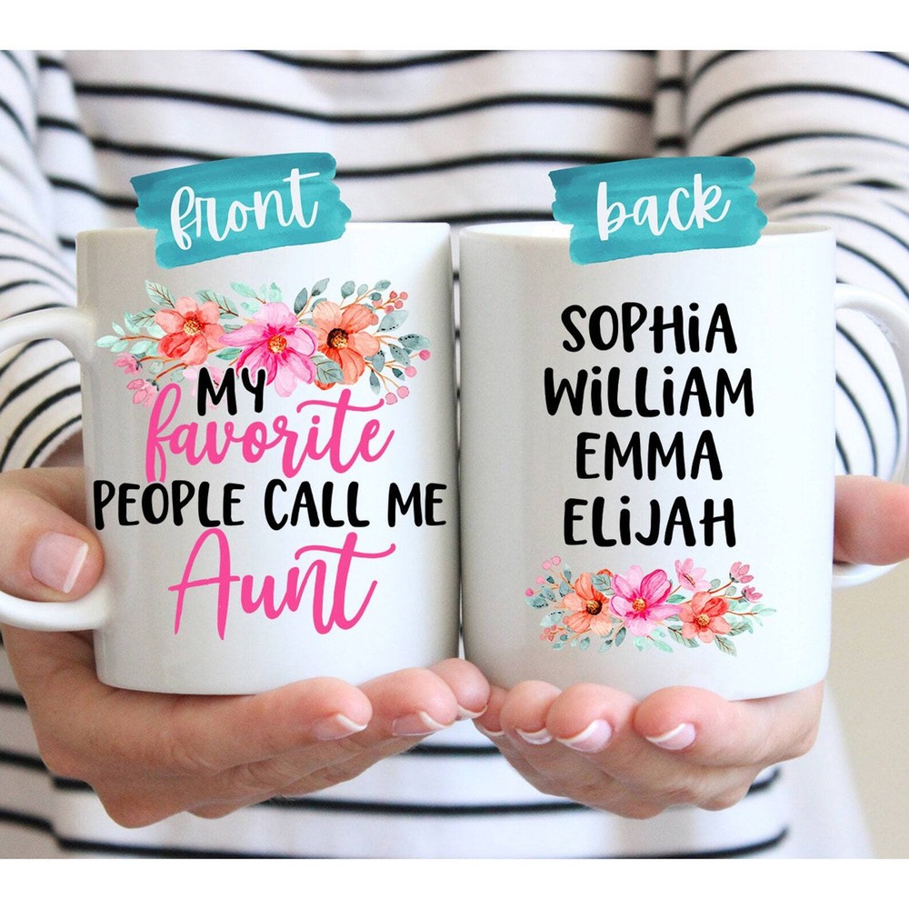 Aunt Gift For Aunt Christmas Gift Aunt Coffee Mug Personalized Mug Aunt Mug