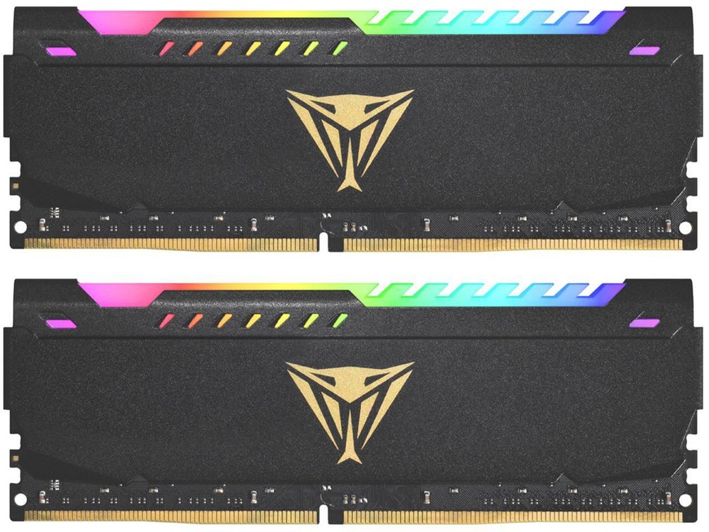 Patriot Viper Steel RGB 32GB DDR4 3600MHz RAM Kit 2x16GB 288-Pin