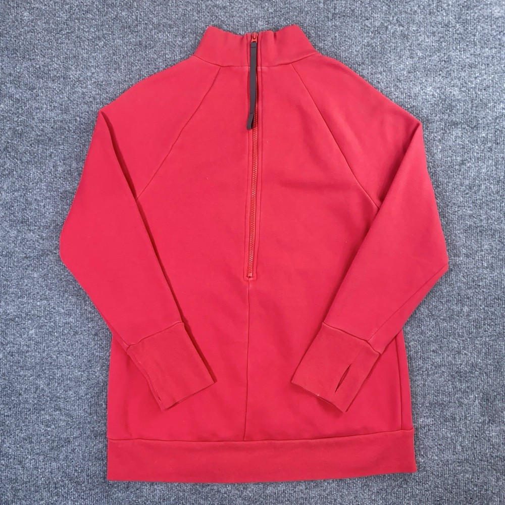 Fabletics Zaylee Funnel Neck II Tunic Sweatshirt Women's Medium Red Athleisure
