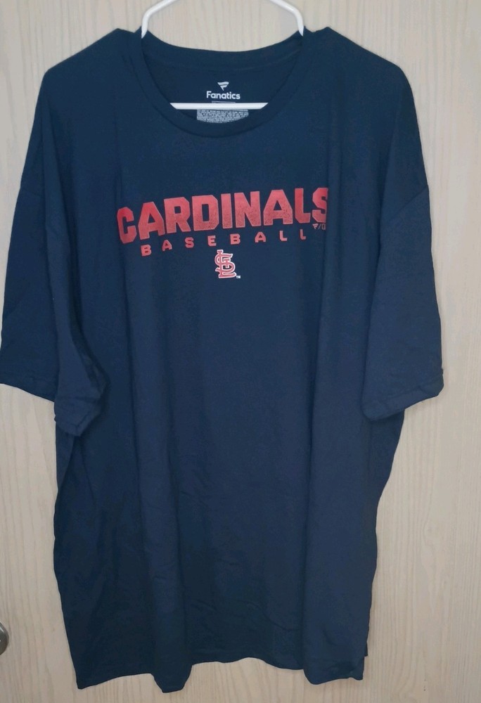 NWoT Fanatics St. Louis Cardinals Men's Navy Cotton T-Shirt 3XL