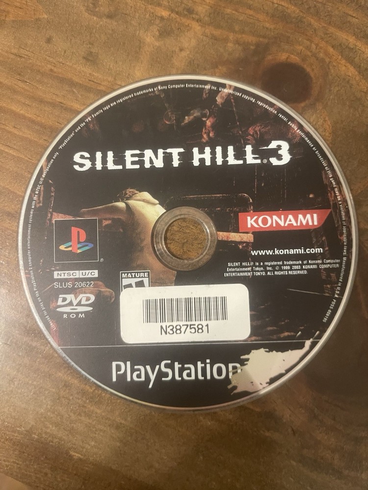 Silent Hill 3 (Sony PlayStation 2, PS2, 2003) Black Label DISC ONLY Tested Works