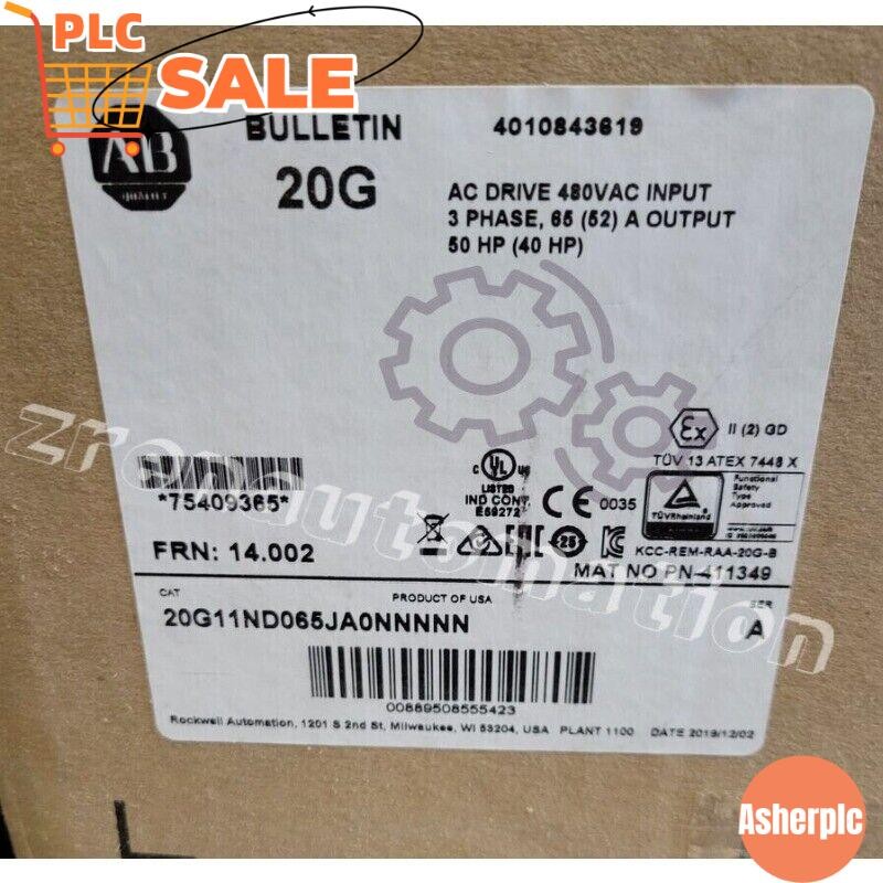 20G11ND065JA0NNNNN Allen Bradley PowerFlex 755 AC Drive 20G11ND065JA0NNNNN