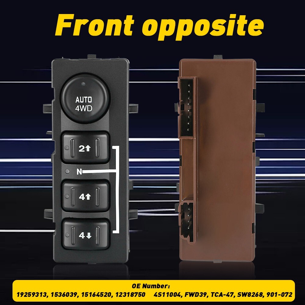 4WD 4x4 Selector Switch 12 Pin Compatible with 2006-2007 Cadillac Escalade ESV