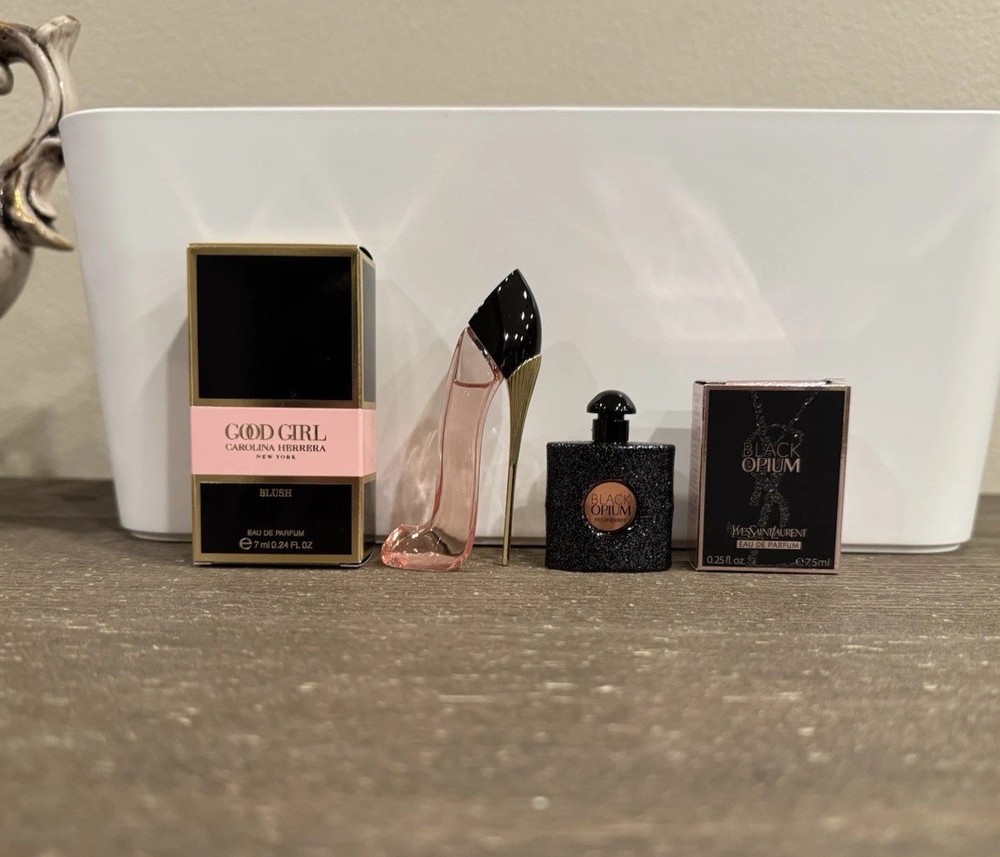 Carolina Herrera Good Girl Blush + YSL Black Opium Perfume 2-Piece Bundle