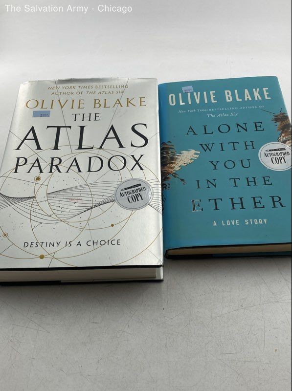 The Atlas Paradox Alone With You In The Ether By Olivie Blake Books Lot Of 2