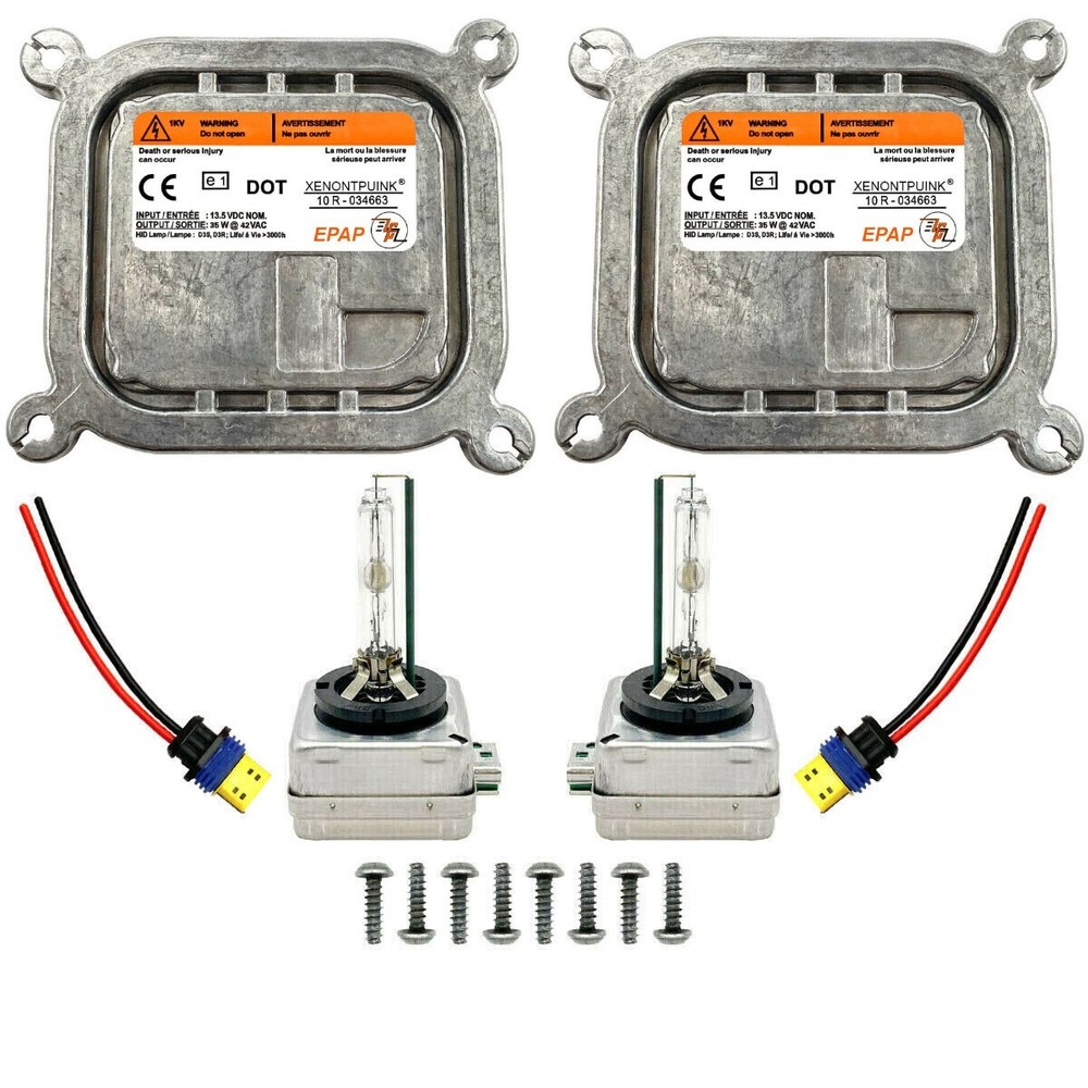 Upgrade Your 11-14 Dodge Charger with 2x Xenon Ballast & D3S Bulb Kit Module Control Unit