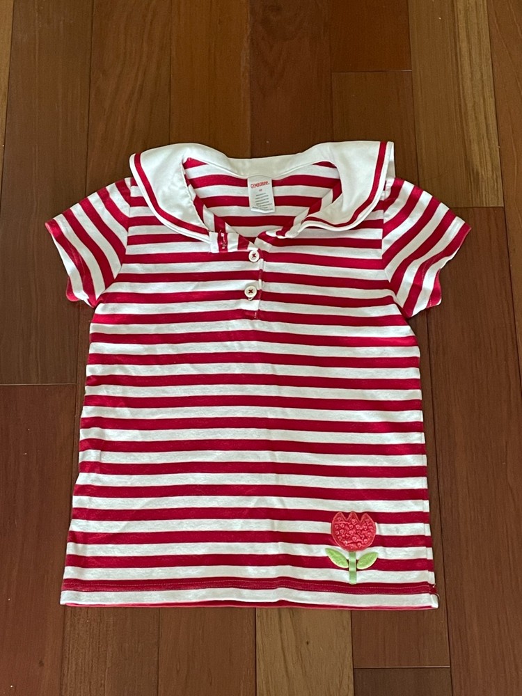 Gymboree Holland Days tulip sailor top size 10