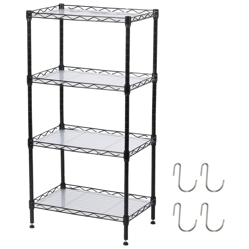 4 Tier Adjustable Storage Shelf 17.3