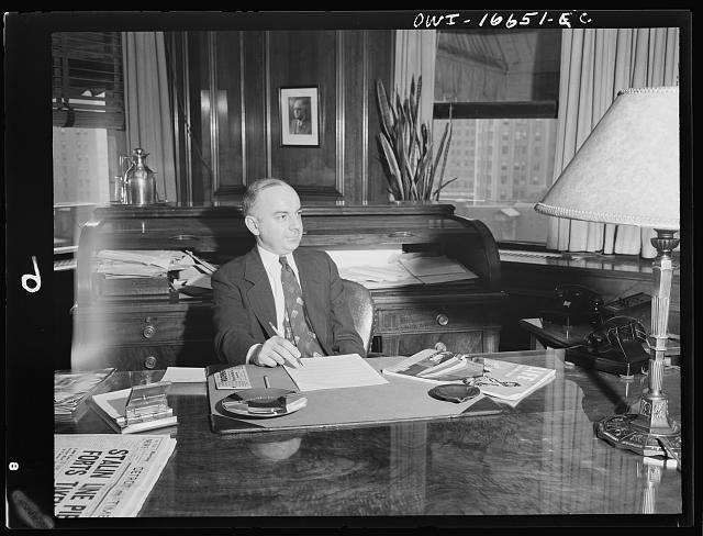 Detroit Michigan 1941 Crowley-Milner Department Store Executive Office